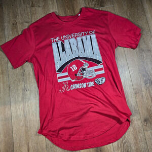 Vintage Alabama Crimson Tide Shirt Men’s 2XL Long Sleeve Cotton NCAA Press Box T